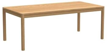 Jídelní stůl Atlantic 200x100 cm moderní přírodní dub obdélníkový Actona