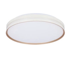 Stropní LED svítidlo Montana 40 cm bílá zlatá moderní kulaté do obýváku a ložnice