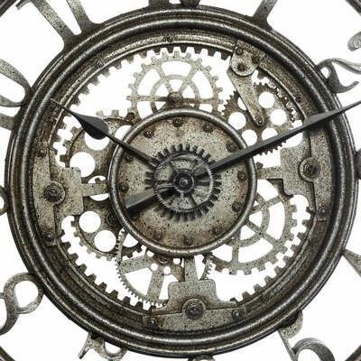 Industriální nástěnné hodiny Meca Atmosphera 50 cm loftové do obýváku a předsíně