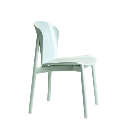 Dřevěná jídelní židle Finn zelená moderní stohovatelná SCAB Design