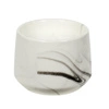 Vonná svíčka Marble L bílá Intesi moderní dekorativní do obýváku 13,5 cm