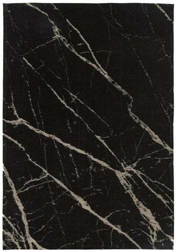 Moderní vlněný koberec do obýváku Pietra Black 200x300 snadno čistitelný Carpet Decor