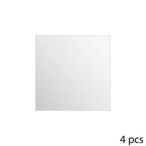 Sada 4 samolepicích čtvercových zrcadel 20x20 cm do předsíně 5five