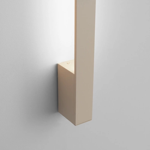 Moderní nástěnné LED svítidlo LAHTI 90 béžové hliníkové do obýváku a ložnice Thoro