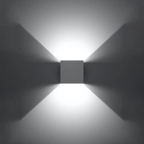 Nástěnné LED svítidlo Luca bílé moderní hliníkové do obýváku, ložnice a na terasu IP54