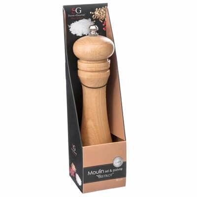 5five simply smart dřevěný ruční mlýnek na sůl a pepř 22 cm keramický mechanismus