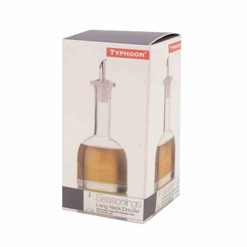 Typhoon skleněná láhev na olej nebo ocet 280 ml s dávkovačem vintage