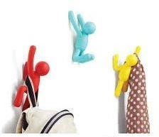 Moderní nástěnný věšák Buddy Umbra multicolor dekorativní sada 3 ks do předsíně