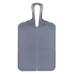Intesi flexibilní šedé plastové prkénko do kuchyně, zahnuté, vhodné do myčky, 38,8 cm