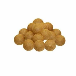 LED světelný řetěz Atmosphera žlutý cotton balls na baterie do ložnice a obýváku 16 světýlek