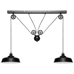 Visící lampa Ezio černá