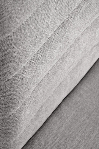 Čalouněná židle Noelle šedá do jídelny a obýváku moderní na černých nohách Intesi