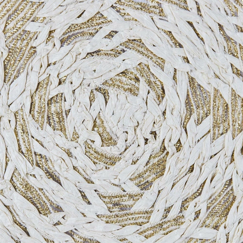 Kulatá béžová prostírka Jute 38 cm moderní na jídelní stůl do kuchyně Intesi