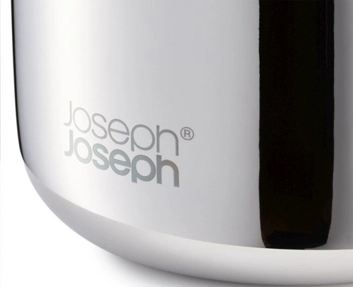 Joseph Joseph EasyStoreLuxe nerezový koupelnový kelímek na zubní kartáčky