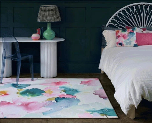 Moderní koberec Sanna 200x280 růžový snadno čistitelný do obýváku a ložnice Carpets&More