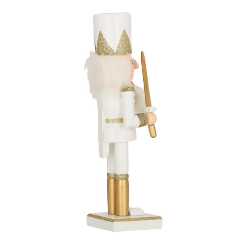 Louskáček William 4 25cm bílý