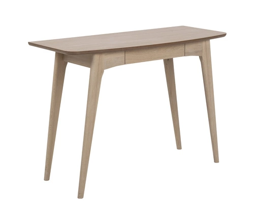 Skandinávský dřevěný psací stůl Woodstock s šuplíkem, moderní, 105 cm