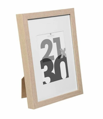 Dřevěný fotorámeček 21x30 Wood Atmosphera moderní na komodu stojící