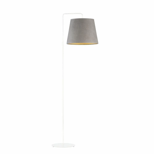 Stojací lampa RIJAD GOLD bílá šedá