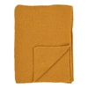 Bavlněná deka Santos okrová 130x170 hřejivý pléd na pohovku do obýváku