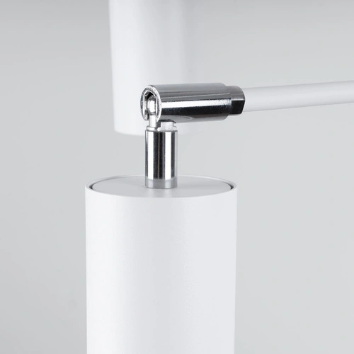 Moderní bílý lustr LEMMI 6 kovový do obýváku a jídelny SOLLUX LIGHTING