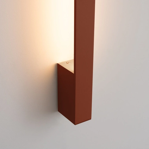 Nástěnné LED svítidlo SAPPO 150 moderní červené do obýváku a ložnice hliník 150 cm