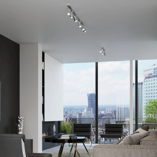 Nástěnné svítidlo RING chrom moderní kovové nastavitelné do obýváku a ložnice Sollux Lighting