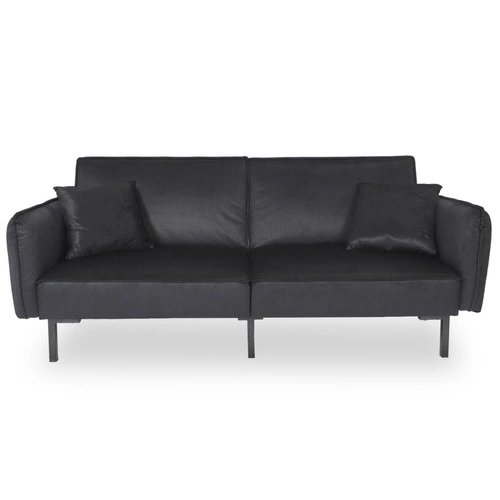 Rozkládací pohovka Giulia černá moderní s funkcí spaní do obýváku a studentského pokoje