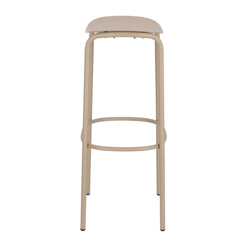 Kovová barová stolička Trick 75 cm šedá moderní bez opěrky do kuchyně a k ostrůvku SCAB Design