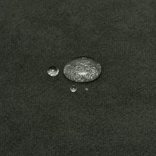 Zelený glamour taburet Candice s dubovými nohami, čalouněný, do obýváku, 91 cm Atmosphera