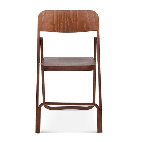 Skládací dřevěná židle Fameg Tari do jídelny a kuchyně, rustikální, na míru