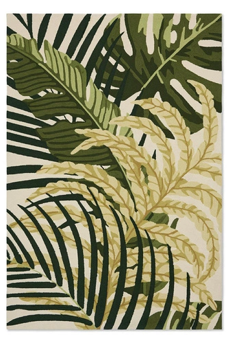 Venkovní moderní koberec Manila Artichoke 250x350 cm květinový na terasu a balkon snadno čistitelný