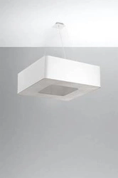 Moderní lustr URANO 60 bílý stropní svítidlo do obýváku a jídelny 8 ramen