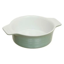Intesi kulatá keramická zapékací mísa malá zelená na nákypy