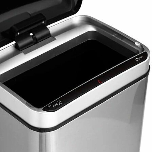 5five simply smart automatický odpadkový koš do kuchyně a koupelny 40 l stříbrný