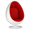 Křeslo vejce Ovalia Chair inspirované Ball Chair moderní otočné do obýváku kanceláře vlna
