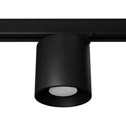 Stropní svítidlo, 5 bodů, 3fázový kolejnicový systém, ORBIS, černá barva