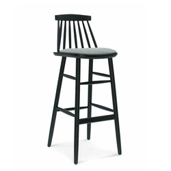 Dřevěný čalouněný barový stolek s opěrkou Fameg BST-5910 CATA premium do kuchyně na míru