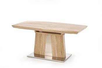 Rozkládací jídelní stůl Lessie dub sonoma moderní skandinávský 160 cm Intesi