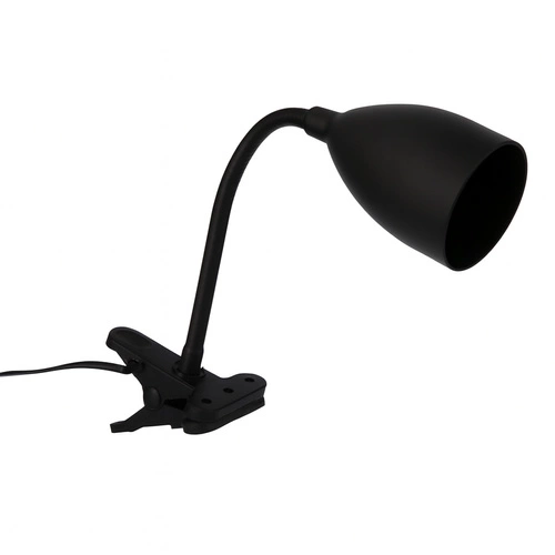 Noční lampička s klipem Sily Atmosphera hnědá moderní nastavitelná na stůl i do ložnice