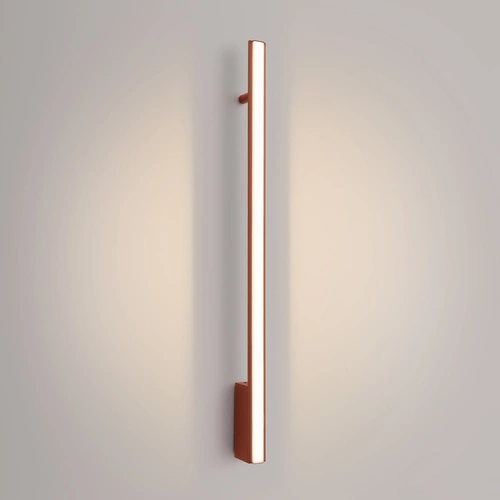 Moderní nástěnné LED svítidlo LAGOM 90 červené hliník do obýváku a ložnice Thoro