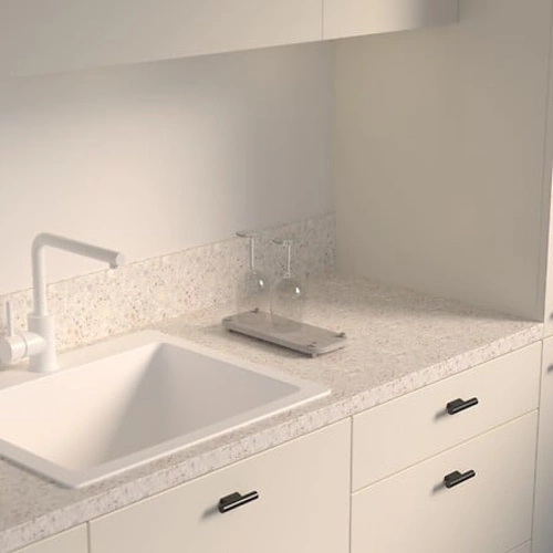 5five simply smart diatomitová odkapávací podložka na nádobí šedá 28x11 cm na kuchyňskou linku