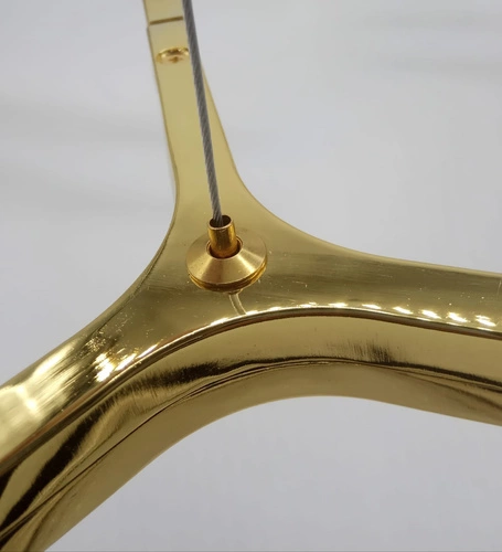 Závěsné svítidlo CANDLES-10 zlaté moderní do jídelny a obýváku Step into Design 165 cm