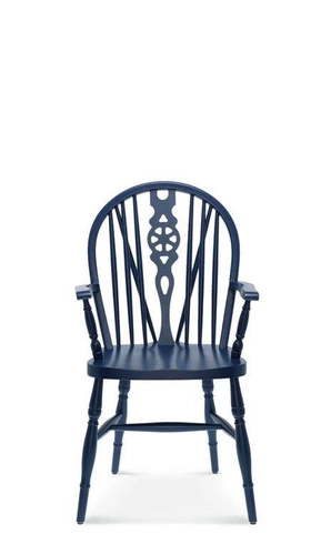 Dřevěná jídelní židle s područkami Fameg Windsor buk premium na míru do jídelny nebo kuchyně