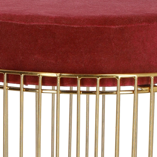 Pufa Cherrys Velvet bordó