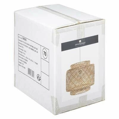 Stropní bambusové svítidlo v boho stylu Liby, nastavitelné do obýváku a jídelny Atmosphera