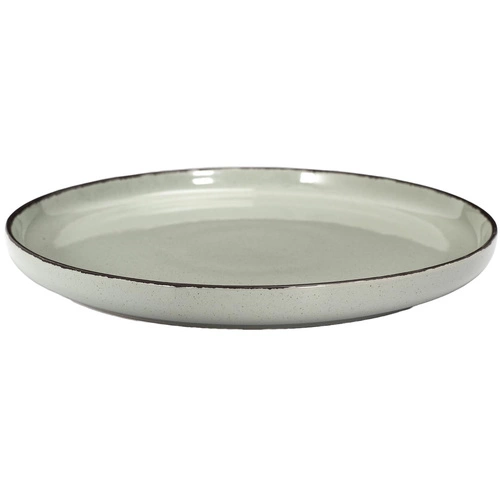 Moderní jídelní souprava Temp pro 4 osoby zelená keramická do jídelny