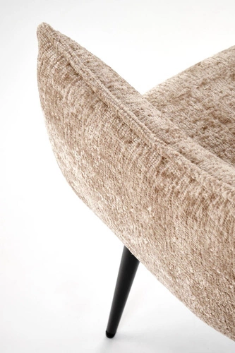 Čalouněná jídelní židle Arhiza béžová s područkami moderní skandinávský styl Intesi