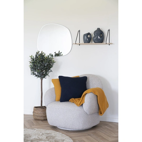 Bavlněná deka Santos okrová 130x170 hřejivý pléd na pohovku do obýváku