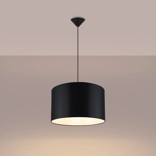 Závěsné svítidlo NOVA 40 černé, nastavitelné, minimalistické do obýváku a jídelny